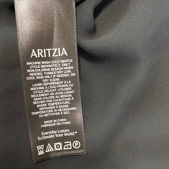 Aritzia Elegant Black Midi Dress Size 8 - Picture 13 of 16